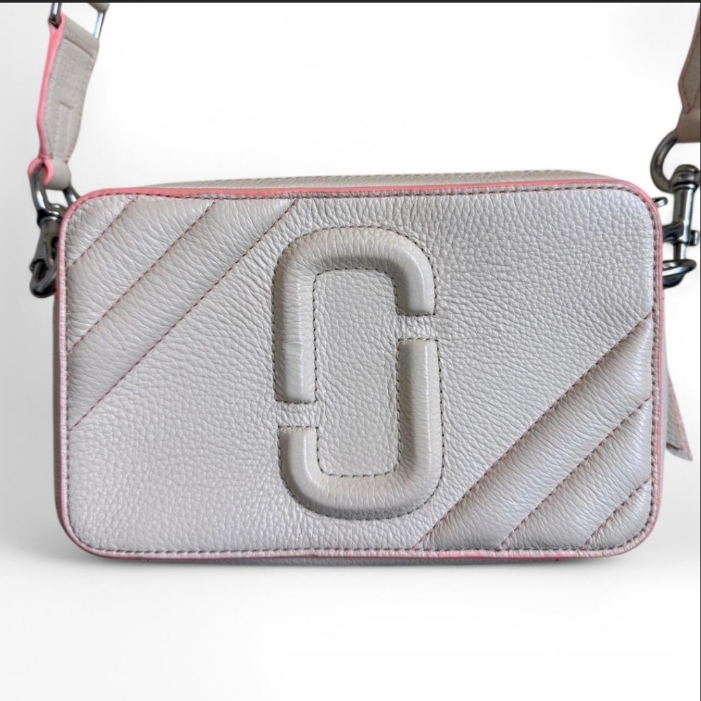 Marc Jacobs Gray and Pink Women's Bag